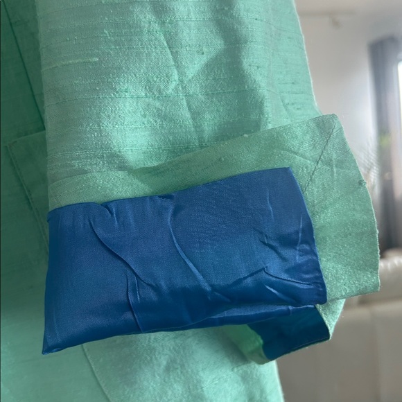 Emma &. Gaia Light Green Women's Blazer - Picture 4 of 9